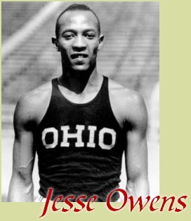 Picture of Jesse Owens when he ran for Ohio (www.lecto.net)