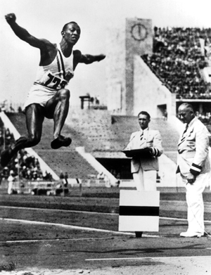 Jesse long jumping (www.princetonedu.com)