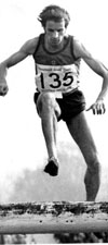 Carlos Lopes Jumping Over a Hurdle (Google Images)