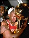 Michael Jordan winning a championship (www.ewsonline.com)