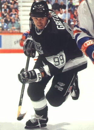 wayne gretzky on the Los Angela