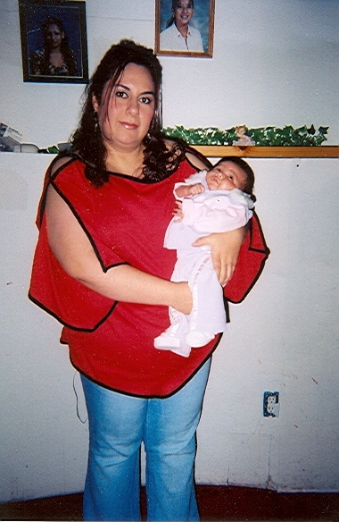 Ingrid and her baby Ingrid (Photo courtesy of Ingrid Pineda)