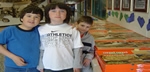 Dallin and buddies helping out with fundraising.