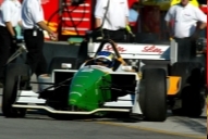 Sebestien testing his Lola car from Champ Car (http://www.champcarworldseries.com/)