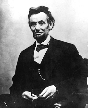 <a href=http://www.bendegrow.com/images/Lincoln1865.jpg>He was the 16th president</a>
