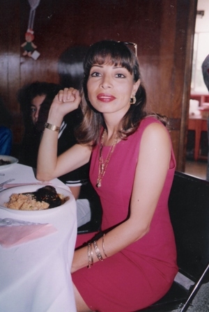 my mom Juana in a party (my father took it)