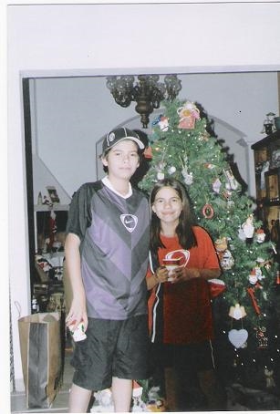 Diego and I (My father took this picture)