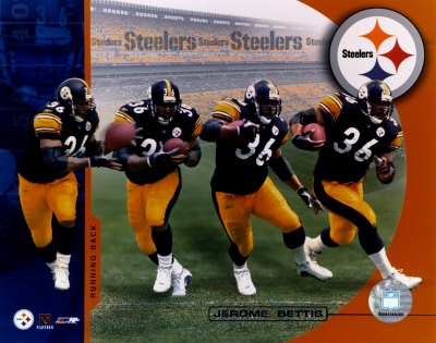 Jerome Bettis Poster The Bus, Pittsburgh Steelers