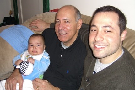 (left to right): My son, My Dad and I <br>(Picture taken in spring of 07)