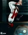 Ozzie Smith doing a backflip before an inning. 