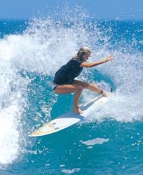 Bethany Hamilton surfing (www.simonsays.com)