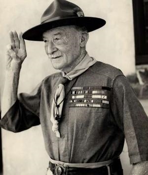 <a href=http://www.flagsbay.com/flag/wp-content/uploads/2007/08/robert-baden-powell-on-my-honor.jpg>BP as Chief Scout</a>