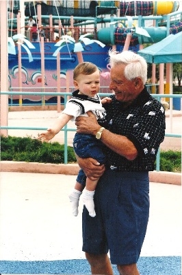 Me and my grandpa in Sea World.