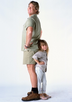 Steve Irwin and his daughter Bindi (swimatyourownrisk.com)