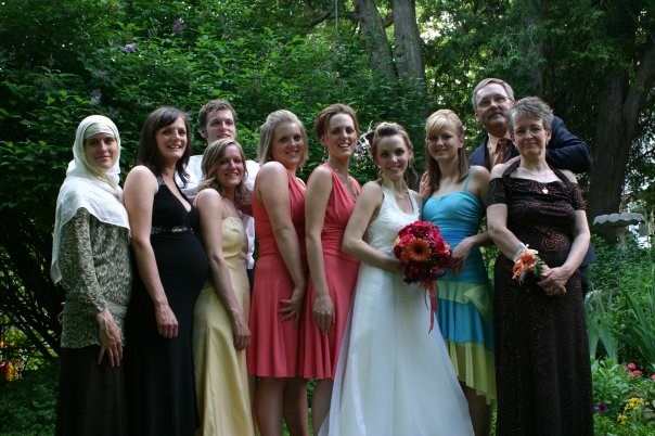 Christopher and his 8 children.