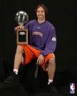 Nash with one of his two MVP trophies