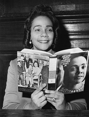 This is a picture of Coretta Scott King (from Google Images)