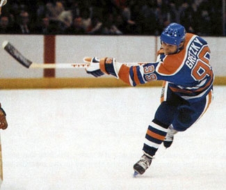 Wayne Gretzky on the Edomton Oilers (google images)
