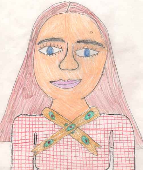 Laura Ingalls Wilder (I drew this picture.)
