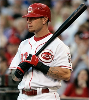 Josh Hamilton before an at-bat (http://www.sosnickcobbesports.com)