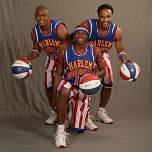 Three of the players (www.Harlemglobetrotters.com)