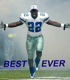 Emmitt making history.