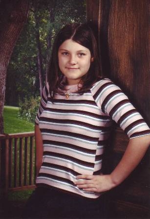 my sister in 5th grade (personal photo)