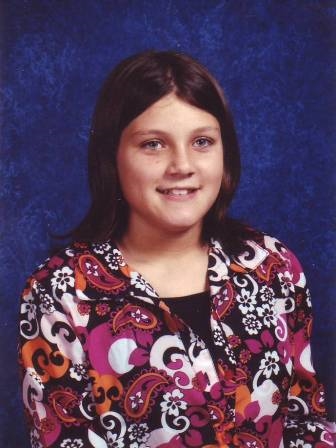 my sister when she was 10 and in 4th grade! (personal photo)