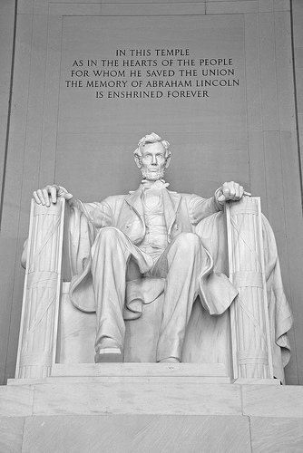 Abraham Lincoln is still a hero (Flickr.com)