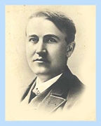A portrait of Thomas Alva Edison. (http://www.thomasedison.com/biography.html)