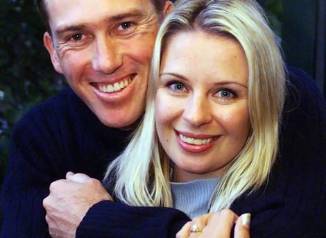 Jane and Glenn McGrath