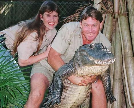 The Irwins with friend