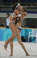 Right after they won a gold medal (http://search.live.com)