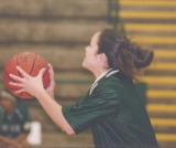 Sarah Clarke in college at Concordia University