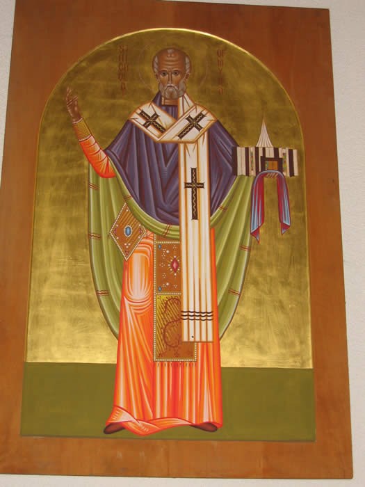 Painting from the Church of St. Nicholas in Myra (www.stnicholasofmyra.org)
