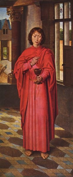 St. John the Apostle (http://en.wikipedia.org/wiki/Image:Hans_Memling_039.jpg)