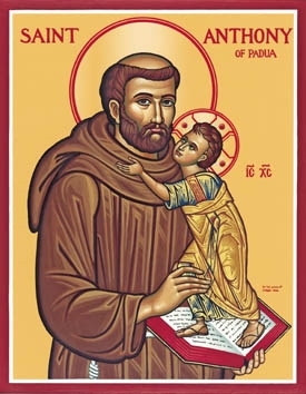 St. Anthony of Padua (Google Images)
