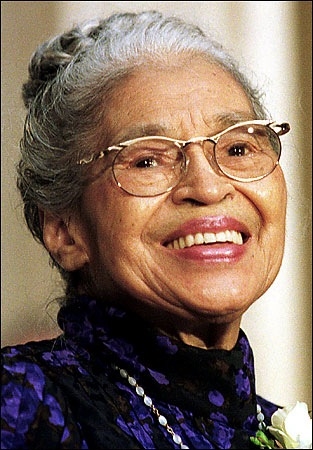 A picture of Rosa Parks.