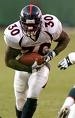 Terrell Davis rushing with the ball