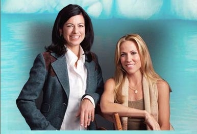 Laurie David with her partner, Sheryl Crow