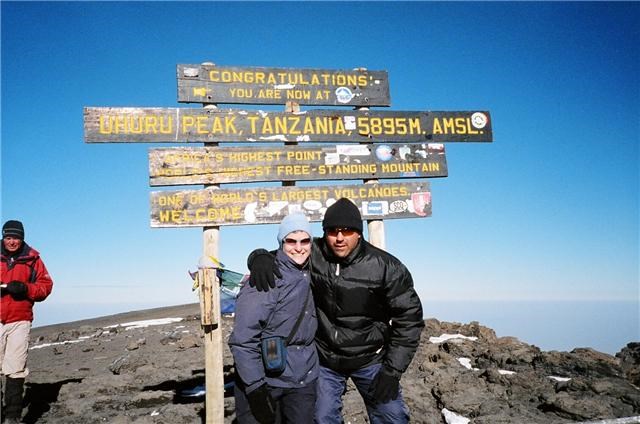 them at the top (my aunt and uncle)