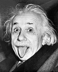 Albert Einstein on his 72nd birthday. (wikipedia)