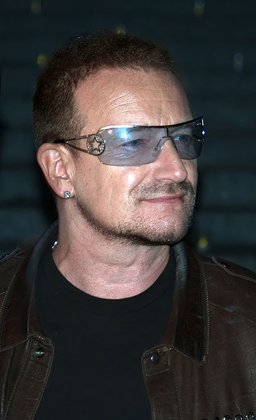 Bono at the 2009 Tribeca Film Festival (http://en.wikipedia.org/wiki/Bono)