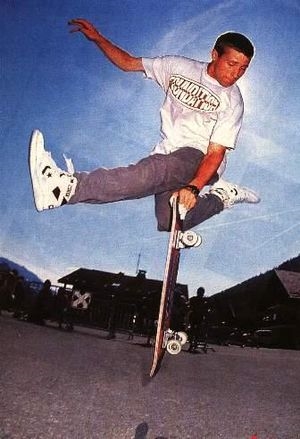 Rodney Mullen skateboarding. (google.)