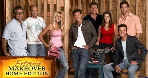 The crew of Extreme Makeover Home Edition