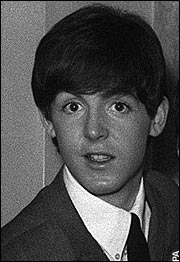 A young Paul McCarteny 
