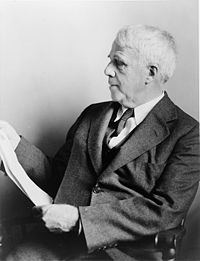 This is a picture of Robert Frost