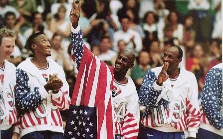 Jordan and dream team win gold at 1992 olympics (http://hoopedia.nba.com/index.php?title=Michael_Jordan)