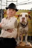 This is Shorty Rossi and his dog, Geisha. (Photobucket)