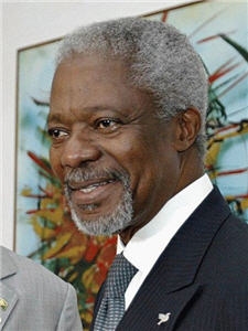 Kofi Annan Head Shot (http://upload.wikimedia.org/wikipedia/commons/1/1a/Kofi_Annan.jpg)
